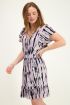 Paars jurkje tie-dye print