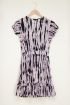 Paars jurkje tie dye print