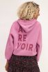 Paarse Au Revoir hoodie