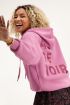 Paarse Au Revoir hoodie