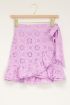 Lila wikkelrok embroidery