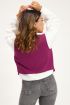 Paarse gilet met knopen | My Jewellery