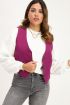 Paarse gilet met knopen | My Jewellery