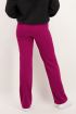 Paarse straight fit broek