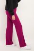 Paarse straight fit broek