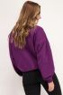 Paarse sweater met love print