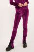 Paarse velvet legging met split | Broek | My Jewellery