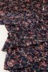 Zwarte jurk met paisley print & bloemen | My Jewellery