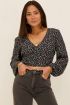 Crop top met paisley print & smock tailleband | My Jewellery