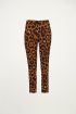 Pantalon luipaard cognac