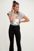 Grijs boyfriend shirt grafisch gezicht, grijs t-shirt My Jewellery