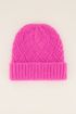 Roze muts met kabels | My Jewellery