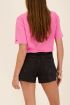 Pink stonewash t-shirt | My Jewellery
