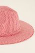 Roze rieten hoed  | My Jewellery