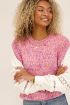 Roze gemêleerde spencer | My Jewellery