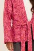 Roze kimono met rode bloemenprint | My Jewellery
