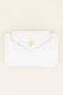 Witte pasjeshouder slangenprint | My Jewellery