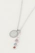 Ketting bedel & lichte edelsteentjes, ketting met edelstenen