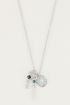 Ketting black onyx & malachite, ketting met edelsteentjes