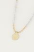 Ketting bedel & Labradorite, ketting met edelsteen