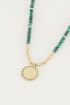 Ketting bedel & malachiet, ketting met bedel
