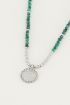 Ketting bedel & malachiet, ketting met bedel