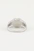 Ring black onyx hartje, zwarte onyx ring