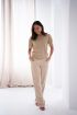 Beige wide leg trousers | Trousers | My Jewellery