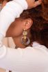Bruine gevlochten statement oorbellen | My Jewellery