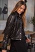 Leatherlook jas met franjes & studs | My Jewellery
