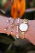 Chunky chain bracelet with rhinestones | My Jewellery