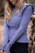 Lila top met schouder ruffle| My Jewellery