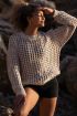 Beige cable knit sweater | My Jewellery