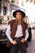 Zwarte western riem met goudkleurige gesp | My Jewellery