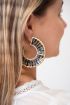 Boucles d’oreilles tendance vertes avec perles | My Jewellery