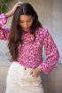 Paarse top met ikat print | My Jewellery