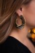 Groene statement oorhangers met kralen | My Jewellery