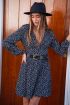 Multi kleur jurk met lange mouwen & paisley print | My Jewellery