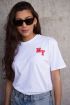 Wit T-shirt met MY tekst | My Jewellery