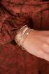 Elastische armband met bolletjes & blokjes | My Jewellery