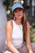 White sleeveless halter top with embroidery | My Jewellery