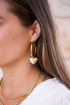 Hoop earrings with Lucky in Love charm | My Jewellery