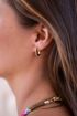 Hoop earrings with rhinestones | My Jewellery