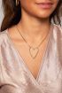 Necklace with large open heart | My Jewellery