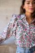 Witte blouse met paisley print & ruffles | My Jewellery