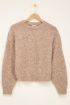 Beige fluffy sweater | My Jewellery