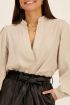 Beige mousseline blouse | My Jewellery