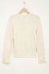Beige trui met ruffle uiteinde | My Jewellery