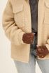 Beige teddy jas met zakken | Jassen | My Jewellery