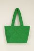 Green padded tote bag | My Jewellery